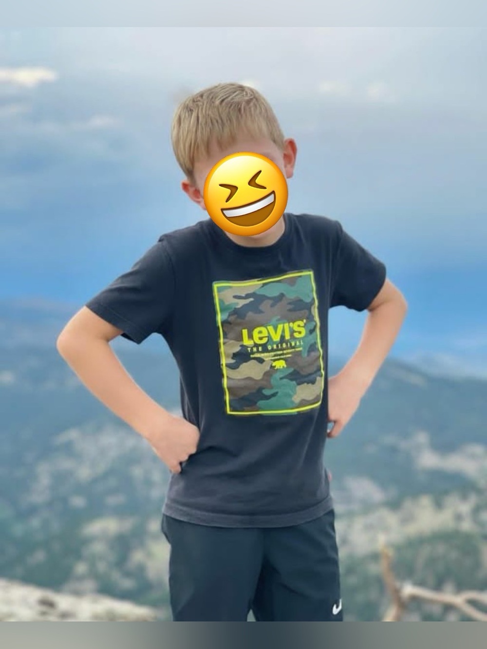 Levi’s Boys Camo Logo T-Shirt